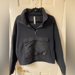ALO Yoga Blackcomb Pullover S Mock Pocket Fleece